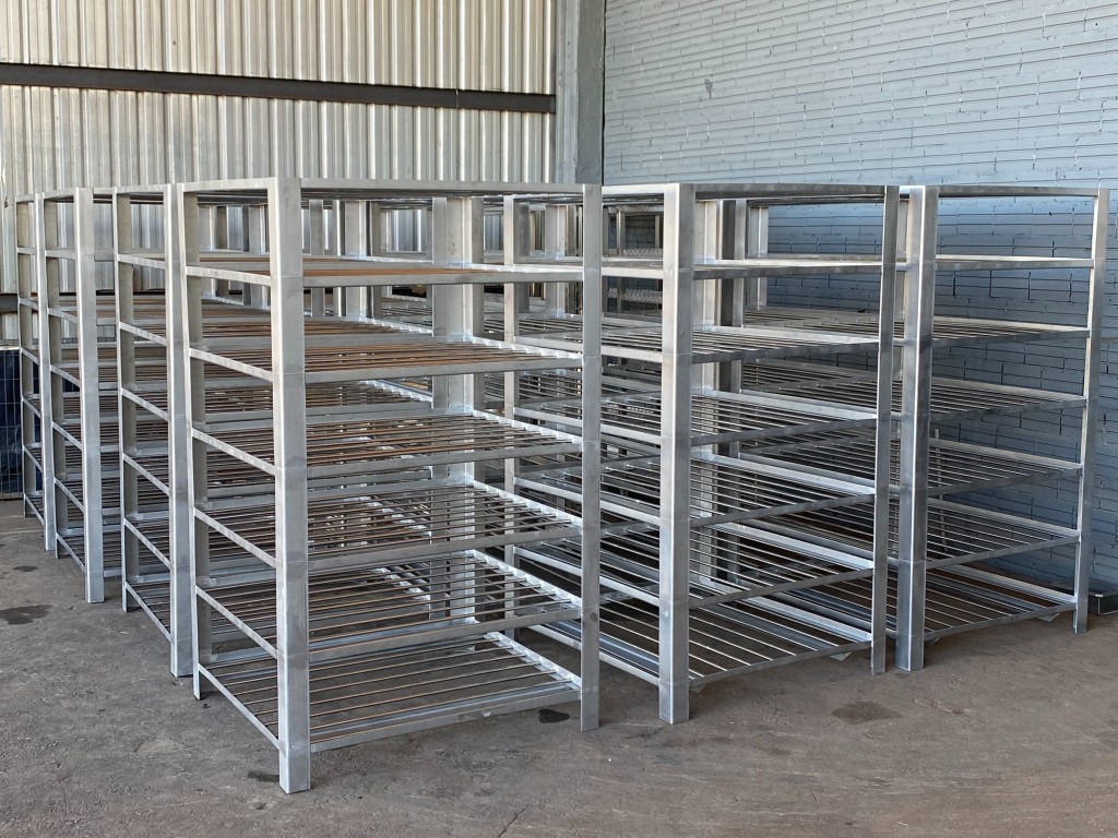 Imagem do produto Gaiola de aço inox 304 para Resfriamento e Congelamento de produtods acabados dentro das Caixas