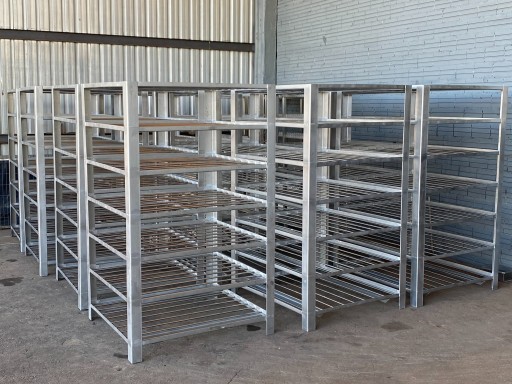 Imagem do produto Gaiola de aço inox 304 para Resfriamento e Congelamento de produtods acabados dentro das Caixas