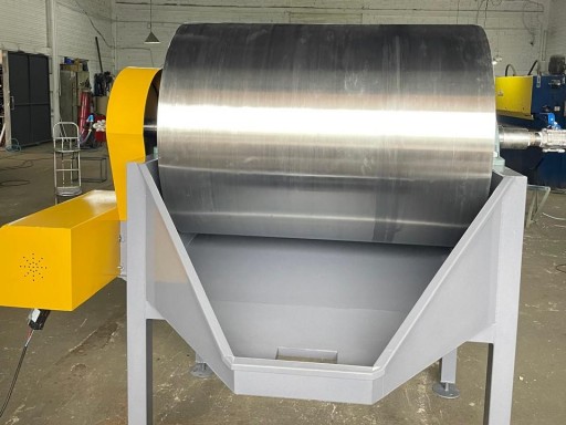 Imagem do produto Rolo laminador para BREU em aço inox 304 e aço carbono com pintura eletrostática